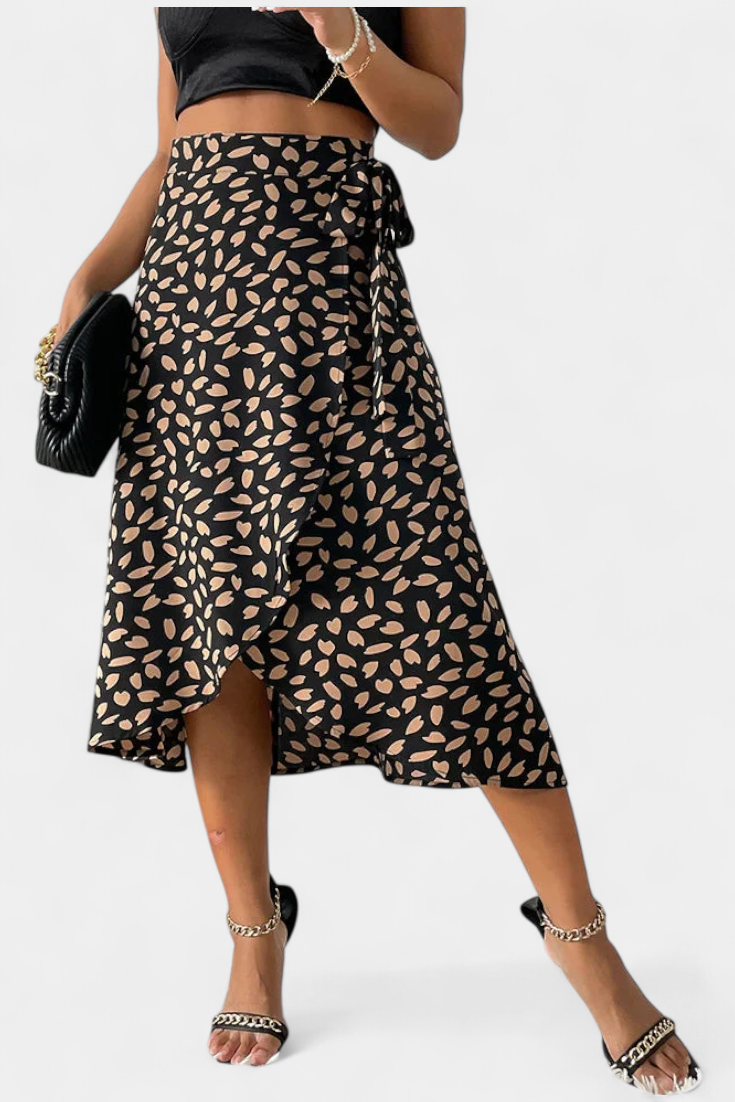 Camila women's wrap skirt, view 6
