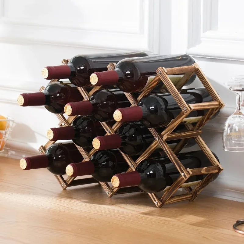 Cantina brown wine rack