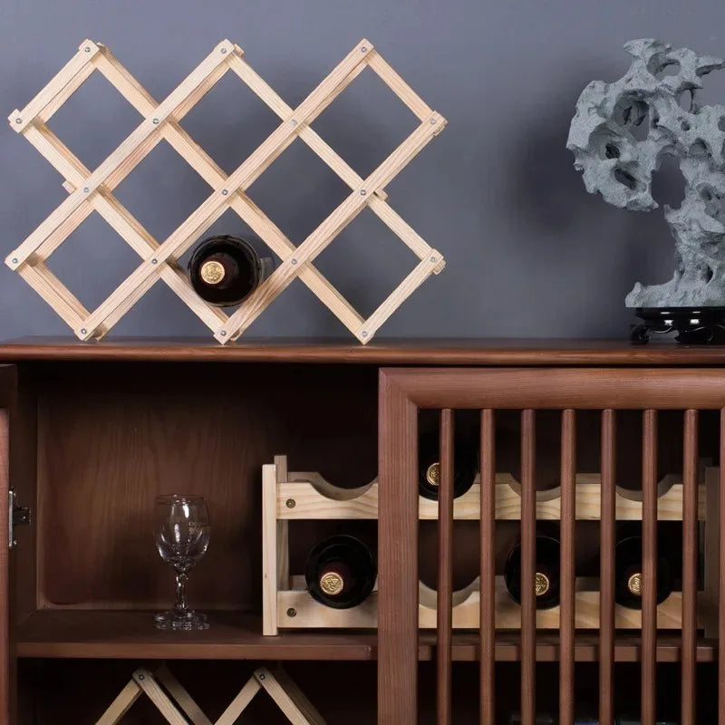 Cantina wine rack in a kitchen