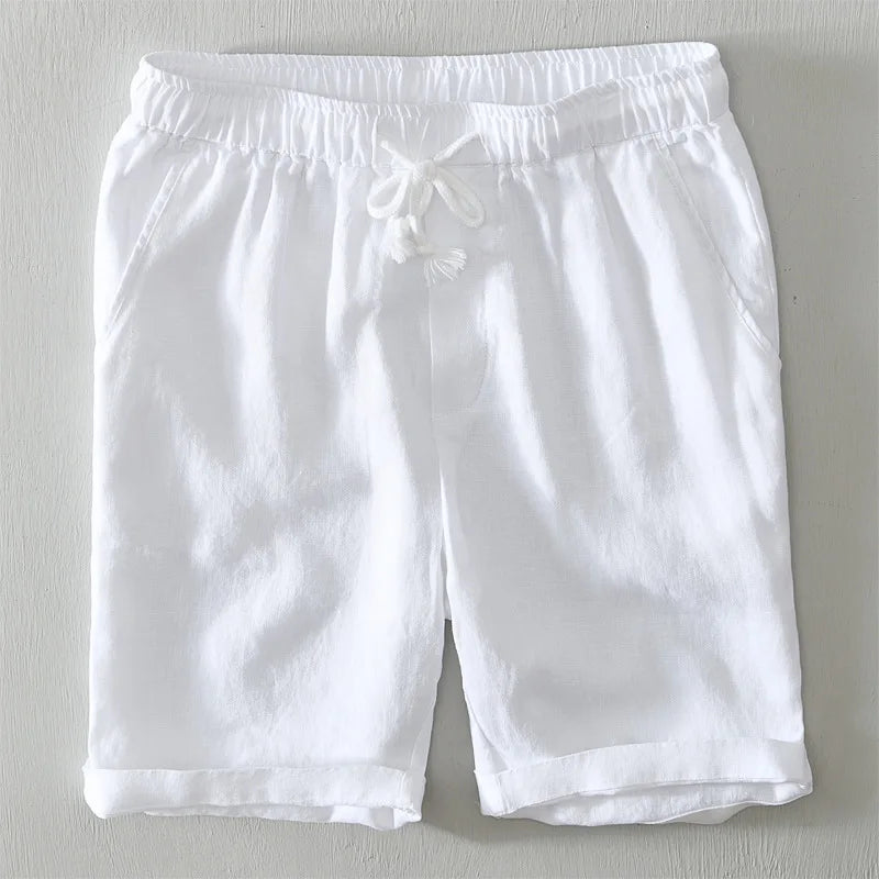 Salvatore men's elegant linen shorts – Avinos Milano