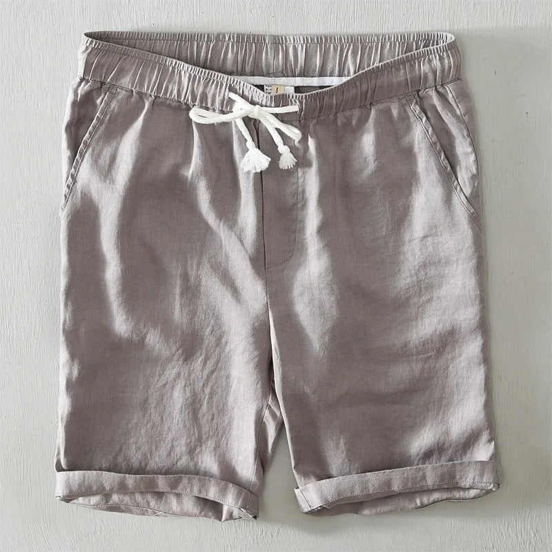 Salvatore men's elegant linen shorts, additional view