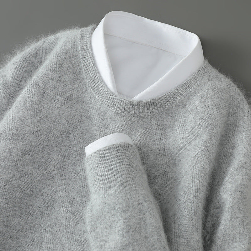Nicola men's cashmere sweater, view 4