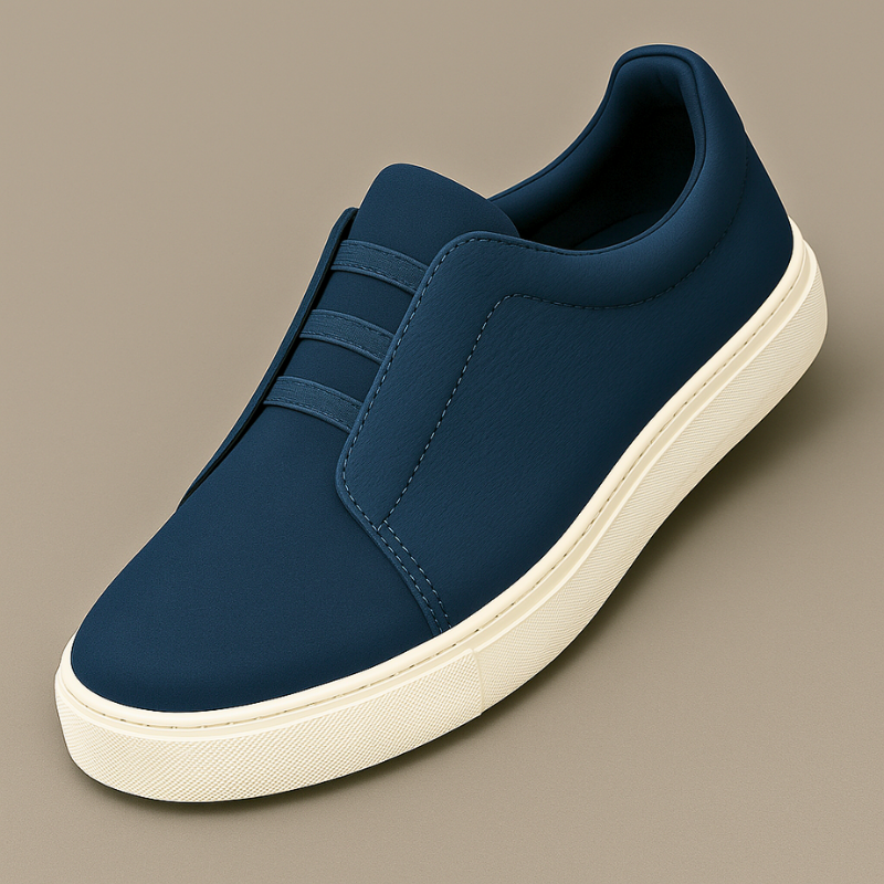 Men's leather sneakers, alternate view