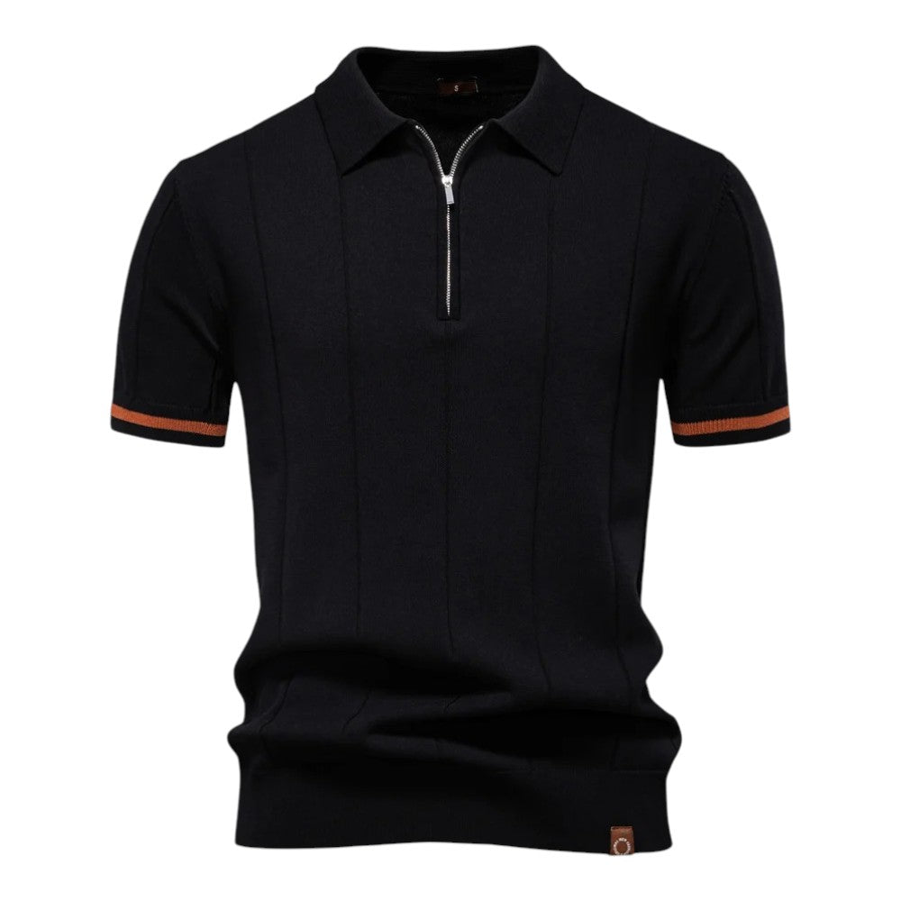 Cristian men's elegant polo shirt, view 4