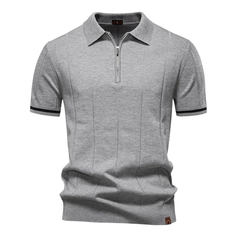 Cristian men's elegant polo shirt, view 5