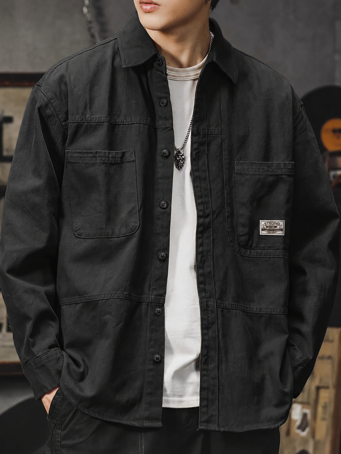 Carson | Men's Multi-Pocket Cargo Shirt