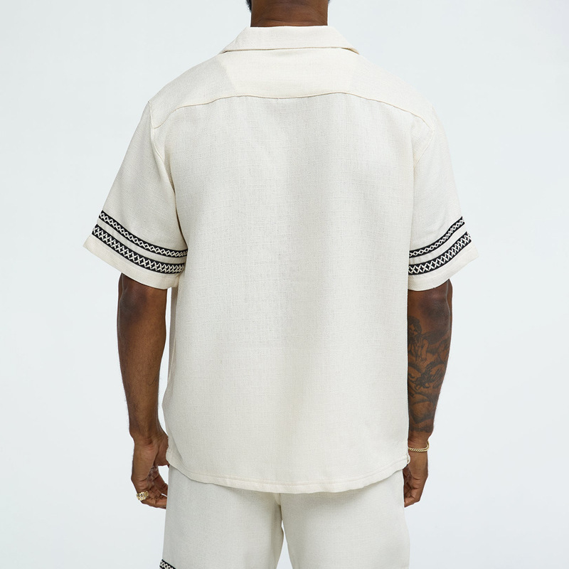 Casablanca men's summer two-piece set, additional view