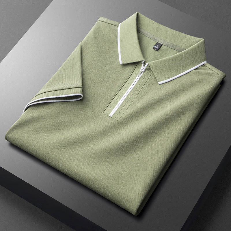 Tommaso men's elegant cotton polo shirt, alternate view