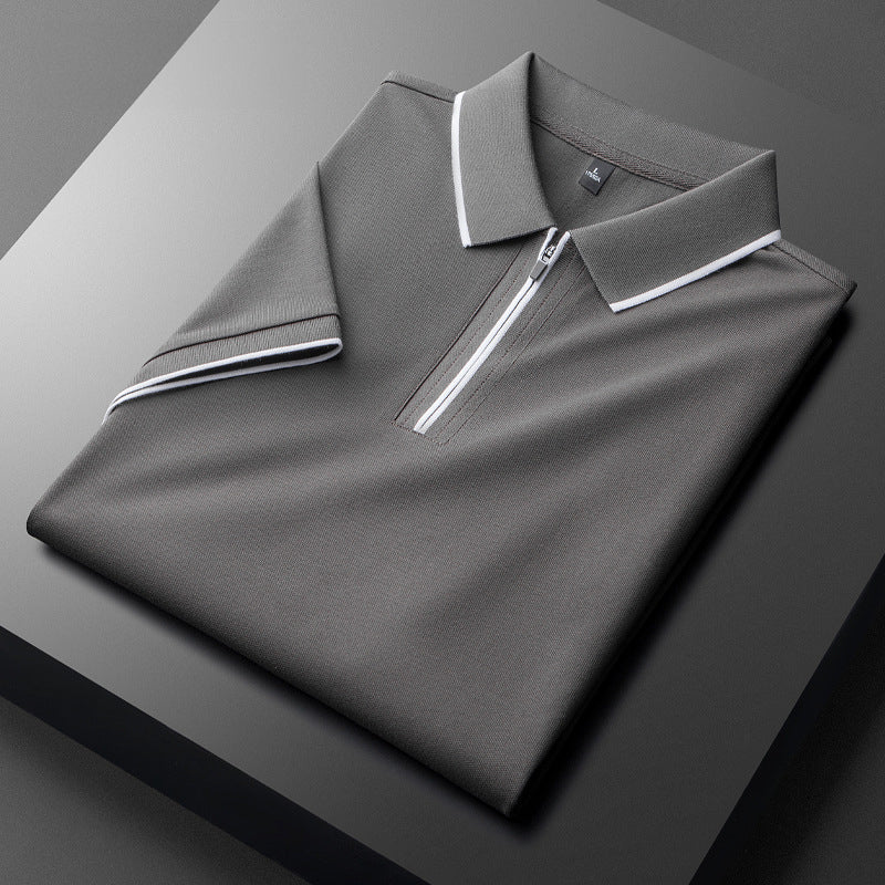 Tommaso men's elegant cotton polo shirt, view 4