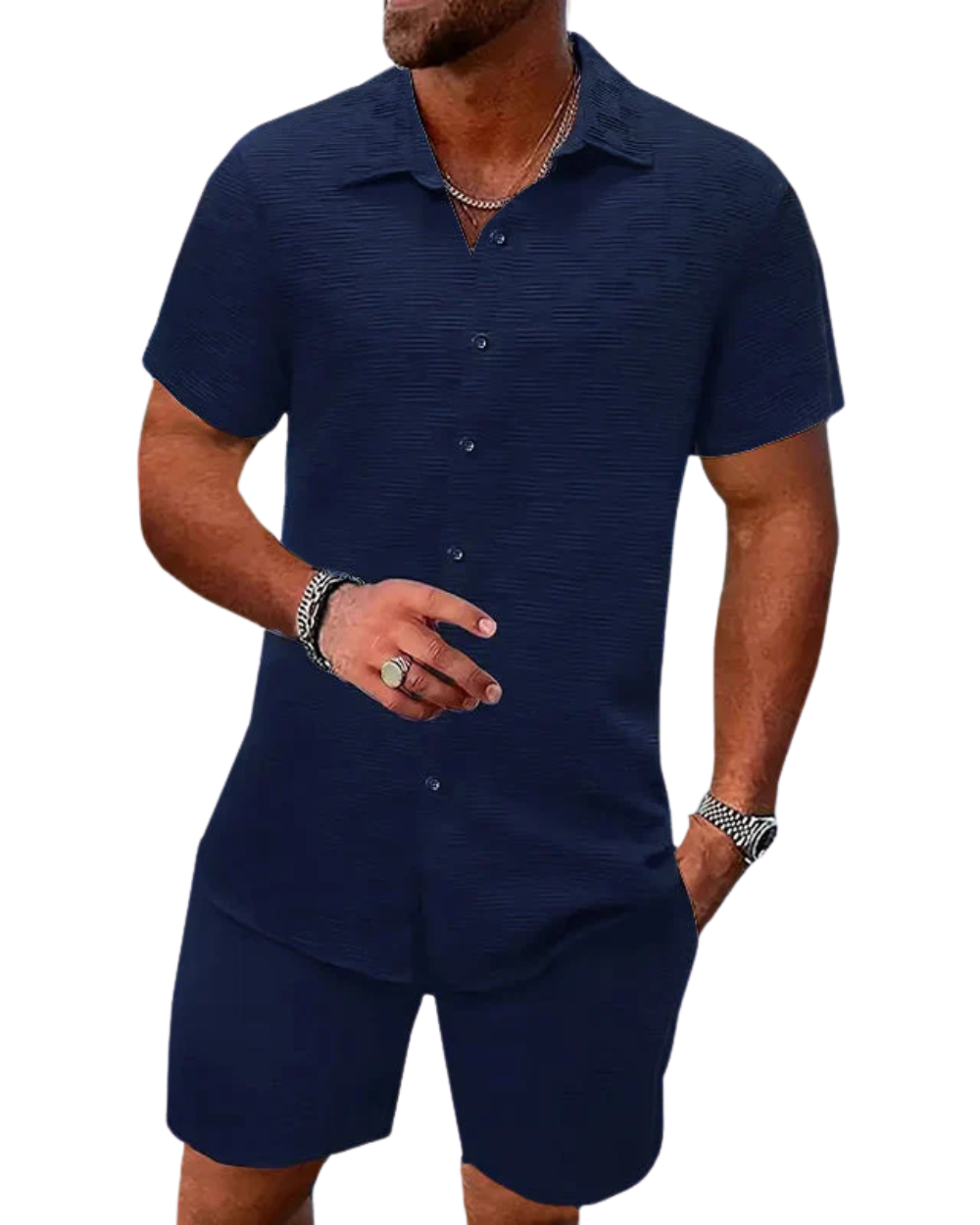 Marbella men's summer two-piece set – Avinos Milano