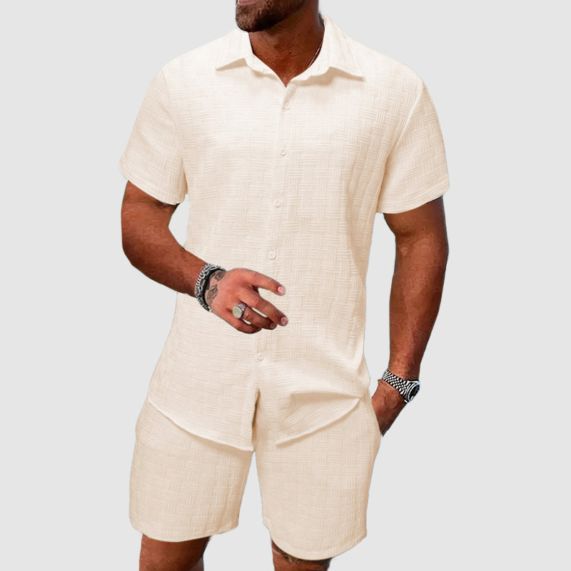 Marbella men's summer two-piece set, alternate view