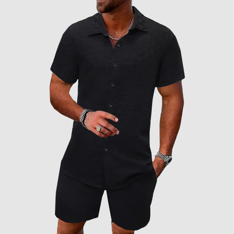 Marbella men's summer two-piece set, view 4