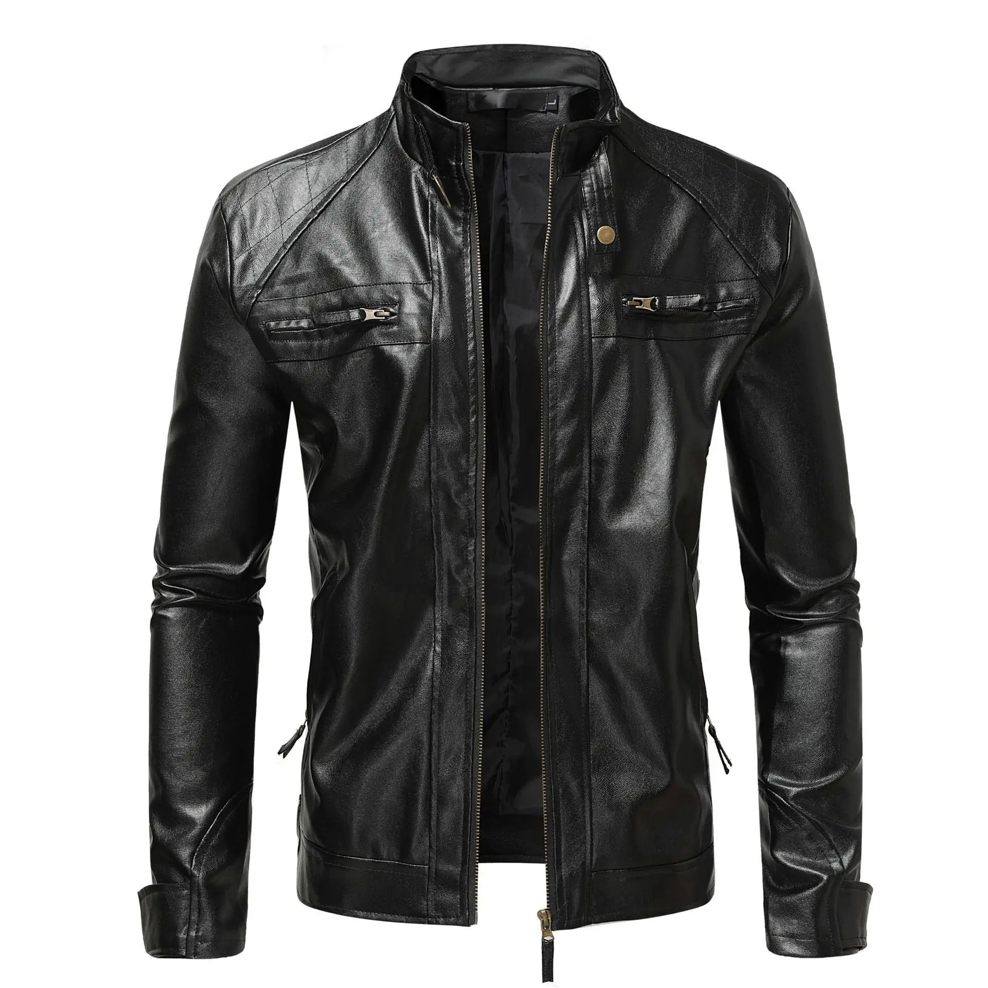 Men's elegant leather jacket – Avinos Milano