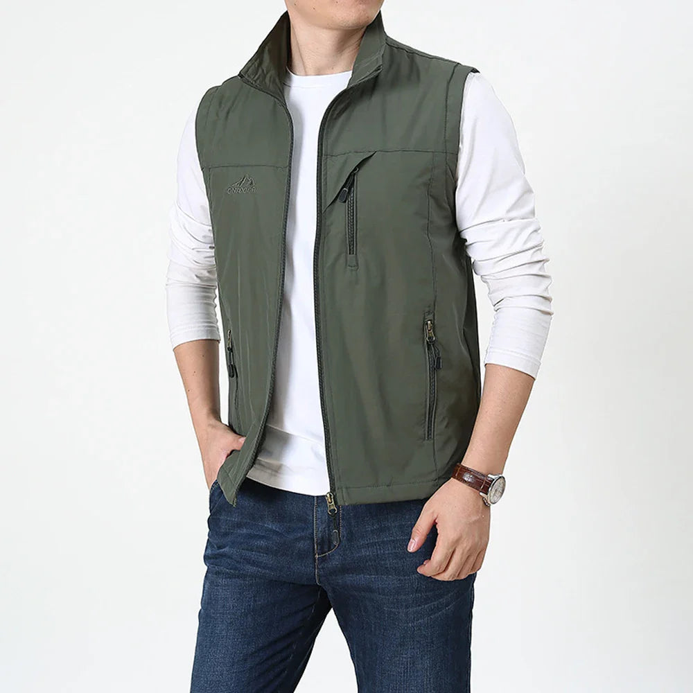 Men's casual summer vest, additional view
