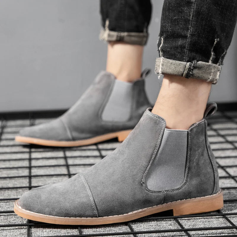 Marcello men's suede boots, additional view