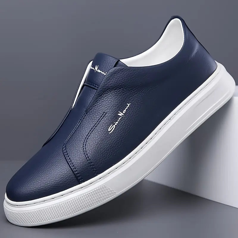 Cristian men's leather slip-on shoes – Avinos Milano