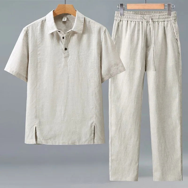 Men's elegant retro two-piece set, additional view