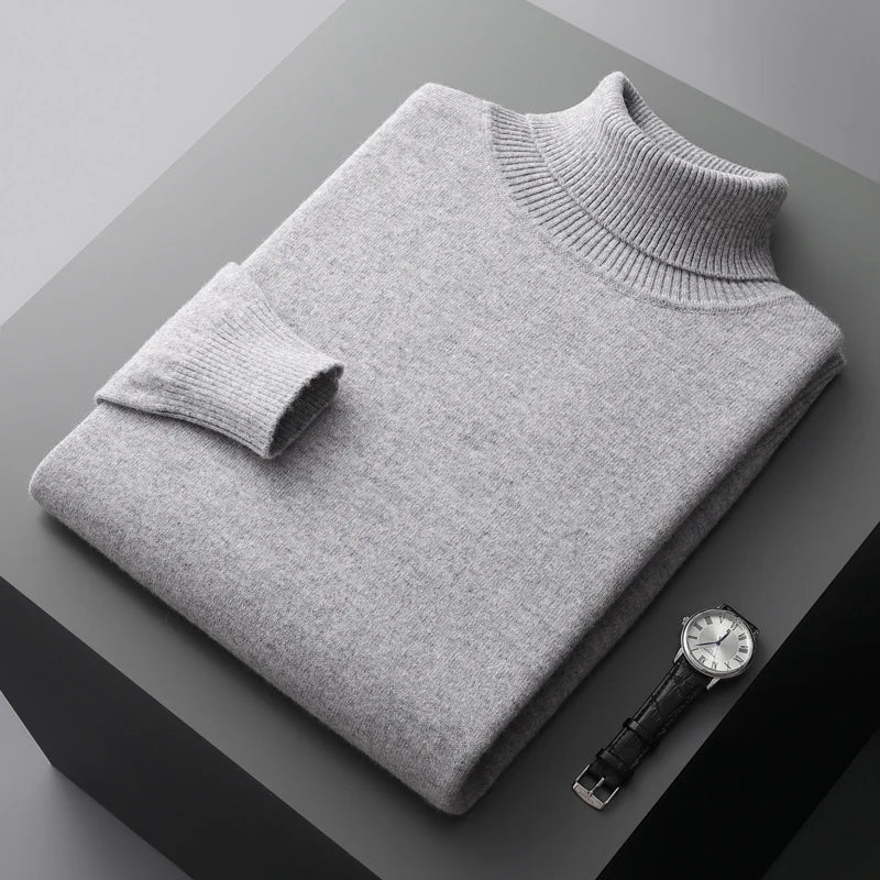 Monaco men's wool turtleneck sweater – Avinos Milano