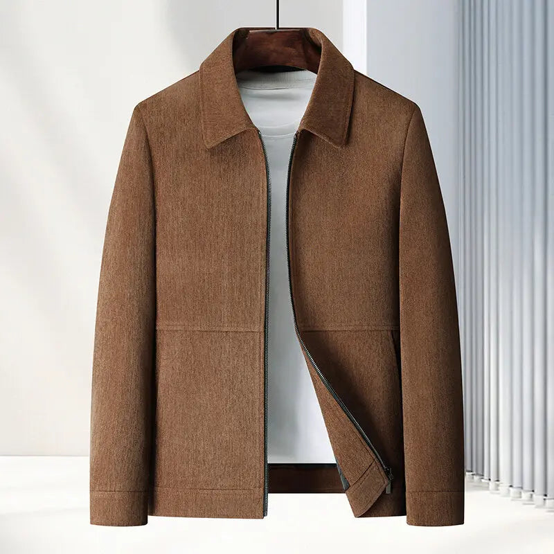 Woven men's elegant jacket, view 4
