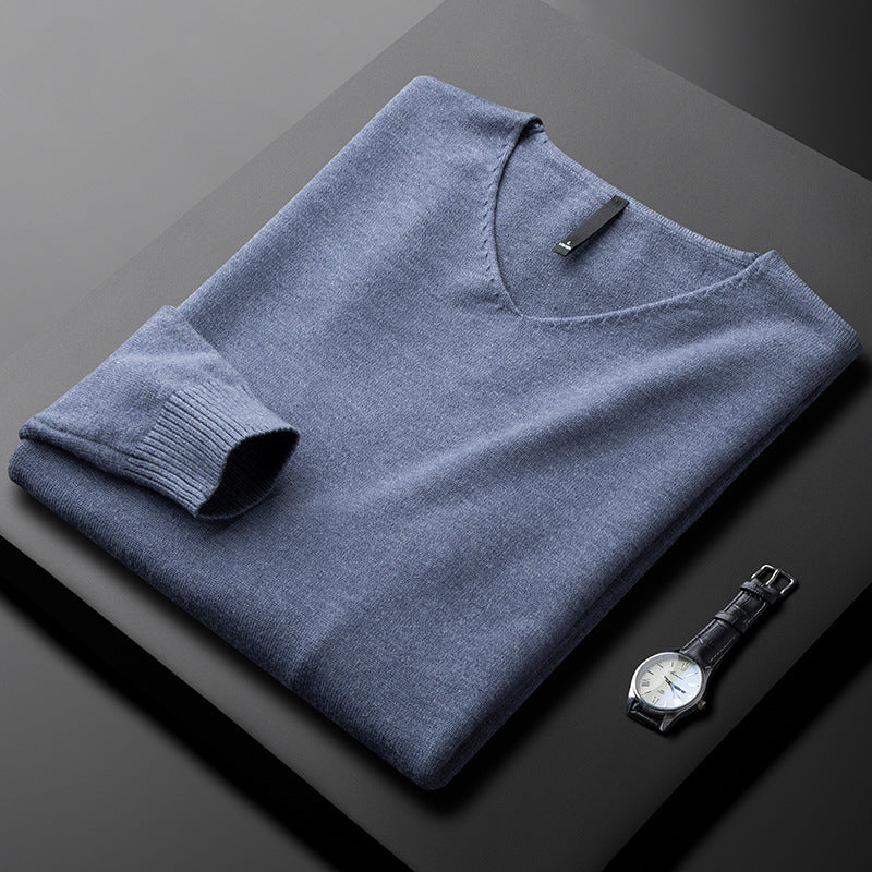 Men's elegant cashmere sweater, additional view