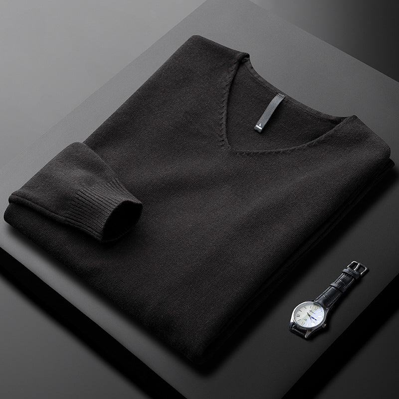 Men's elegant cashmere sweater, view 4