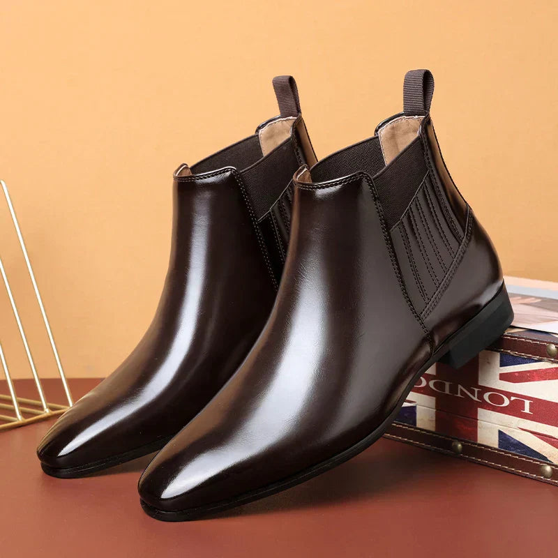 Carlo men's leather boots – Avinos Milano