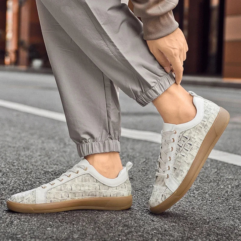 Genuine men's leather shoes, additional view