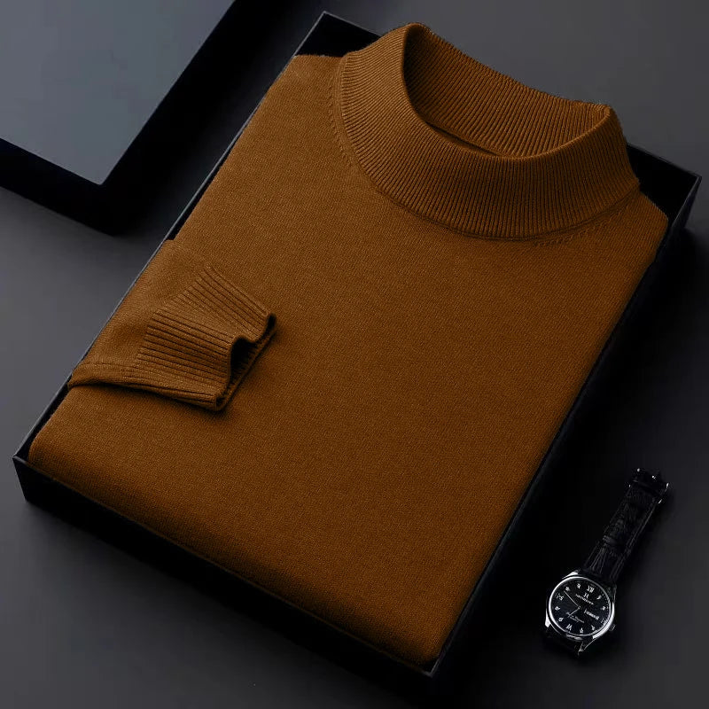 Men's turtleneck sweater, alternate view