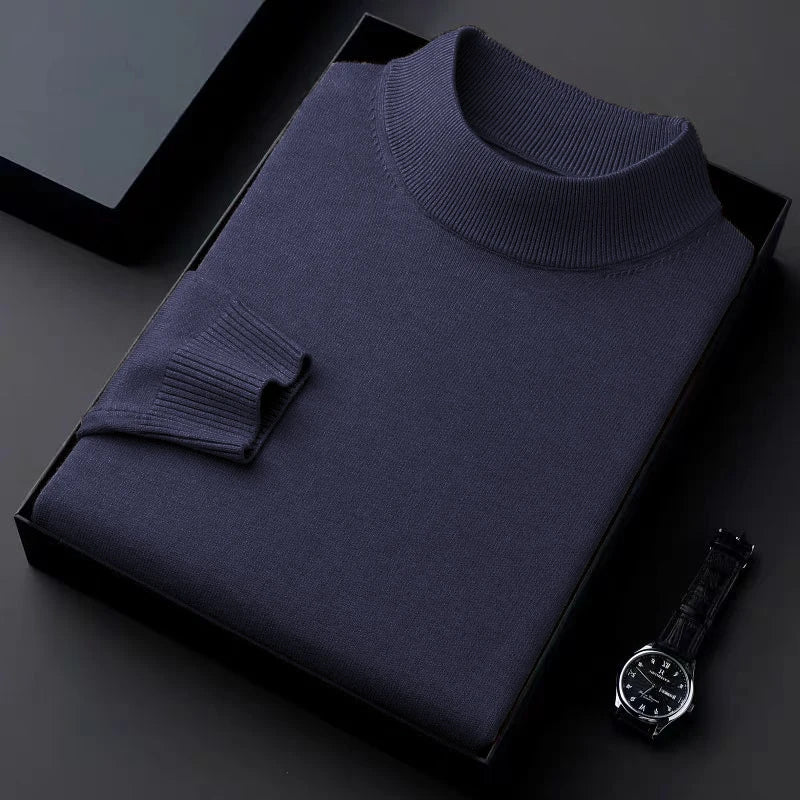 Men's turtleneck sweater, additional view