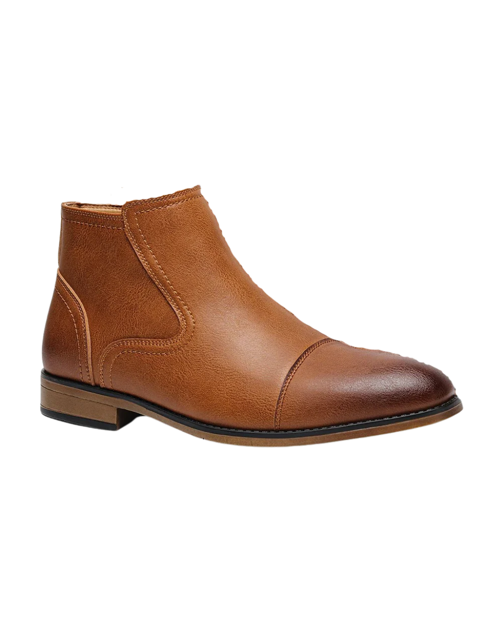 Vittorio men's leather boots, additional view