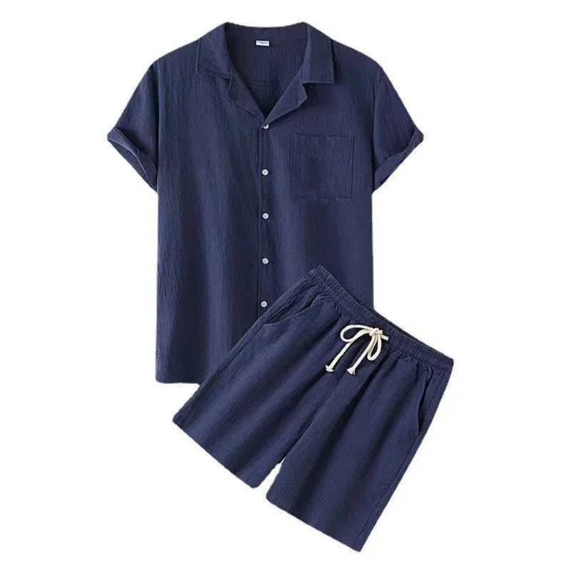 Luca men's elegant cotton two-piece set, additional view