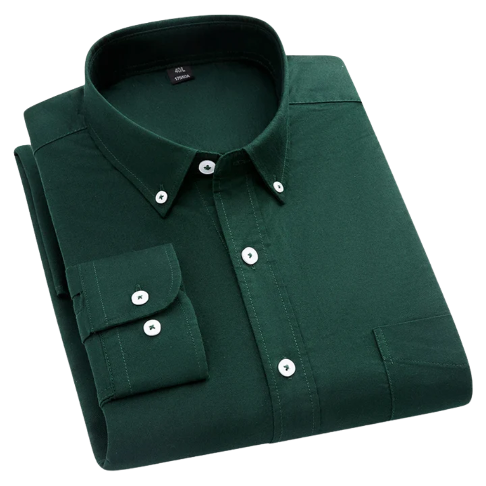Men's classic cotton shirt, additional view