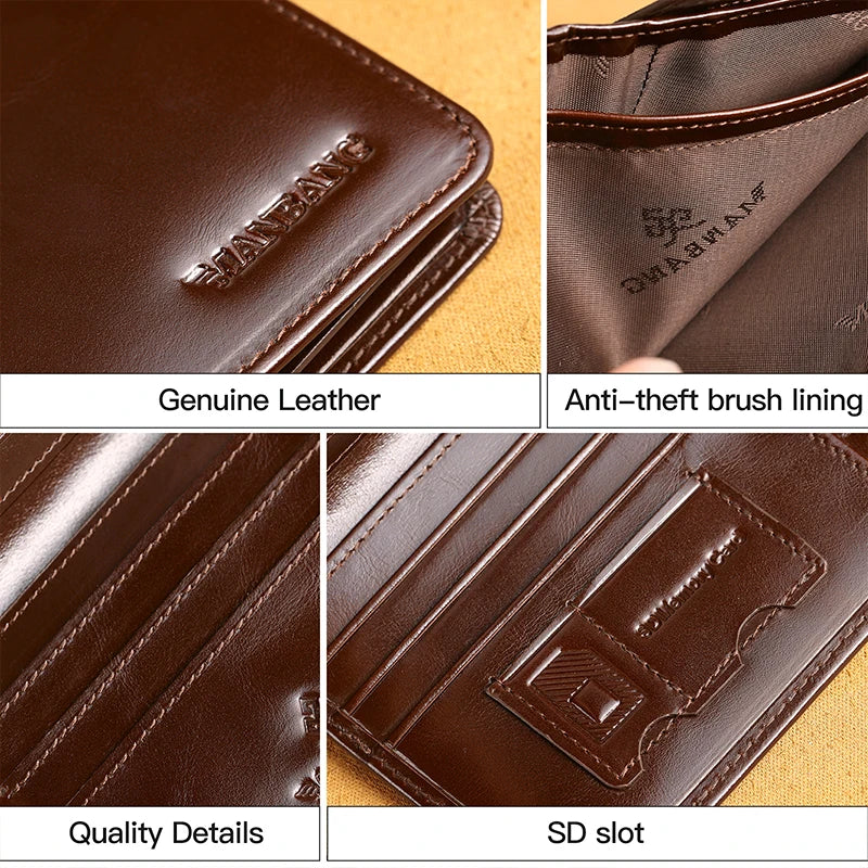 Classico classic leather short wallet