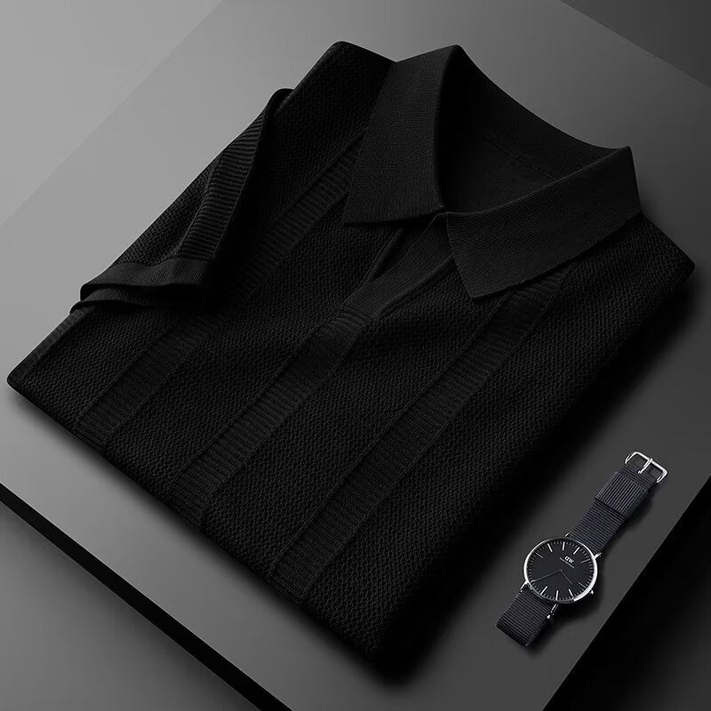 Como men's elegant polo shirt, alternate view