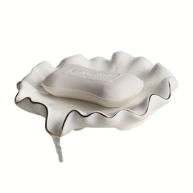 Conchiglia soap dish side view