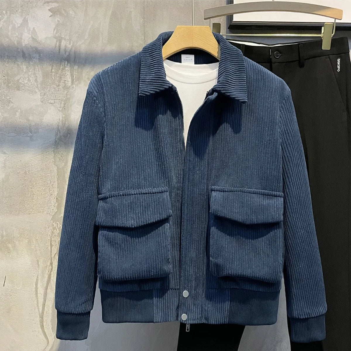 Dante men's elegant corduroy jacket, additional view