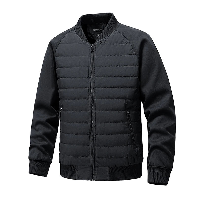 Men's elegant bomber jacket, alternate view