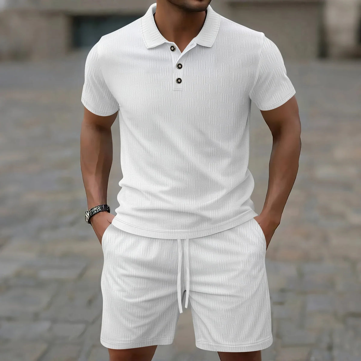 Men's summer two-piece set, view 4