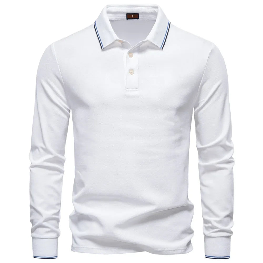 Giovanni men's elegant polo shirt, alternate view