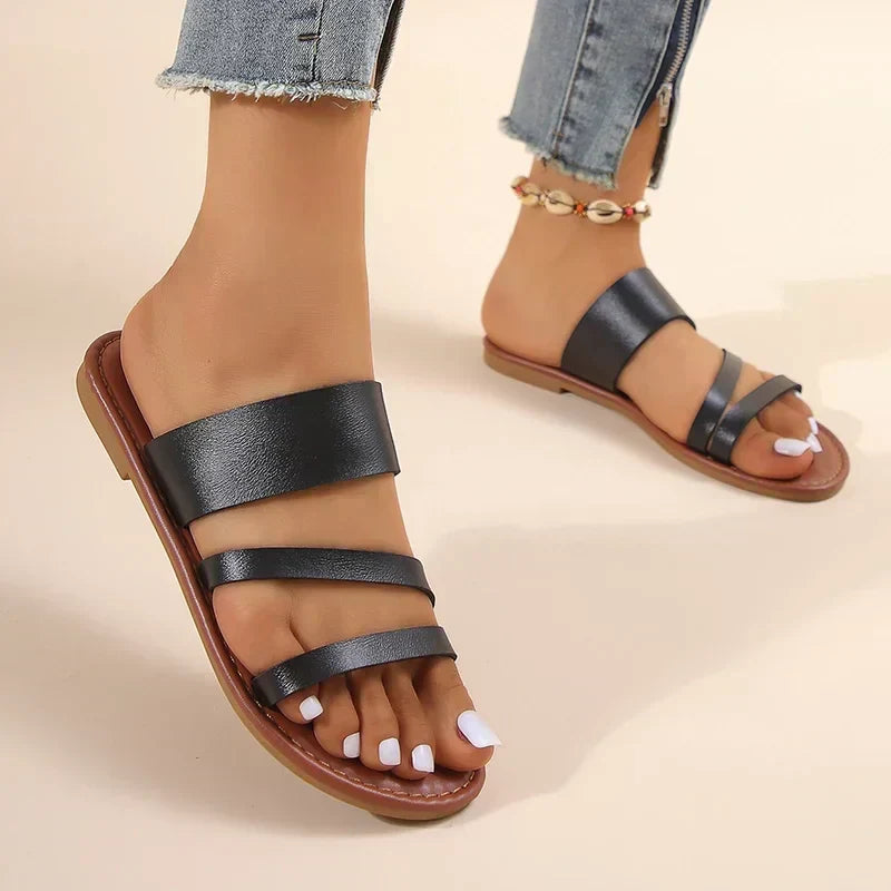 Grace Flat Sandals – women's shoes, view 3