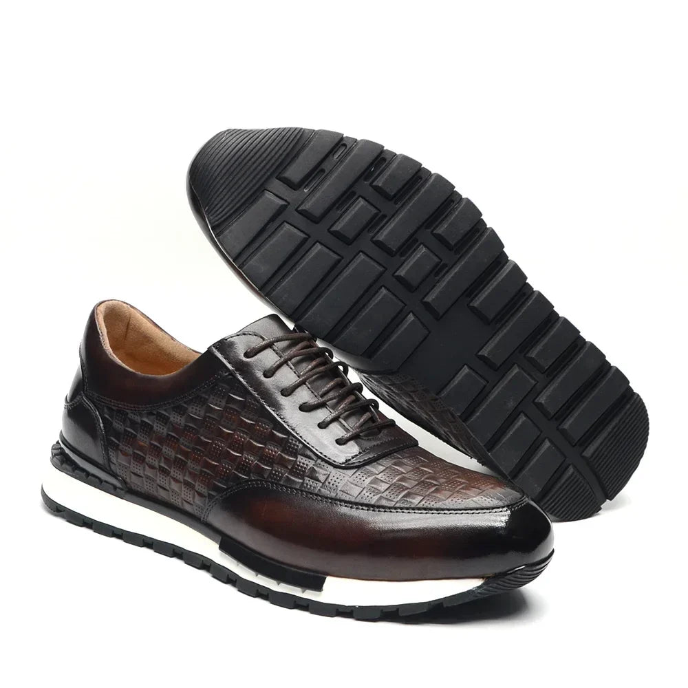 Men's leather oxford dress shoes – Avinos Milano