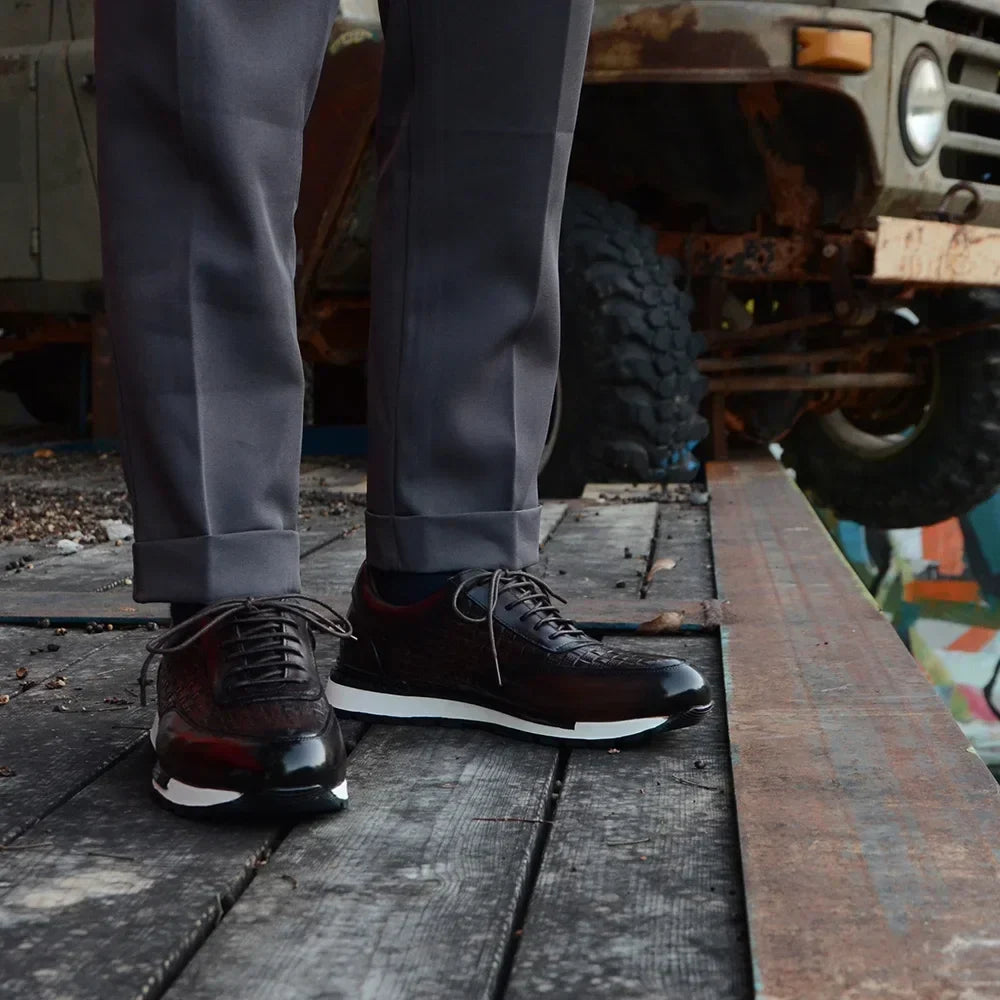 Men's leather oxford dress shoes, additional view