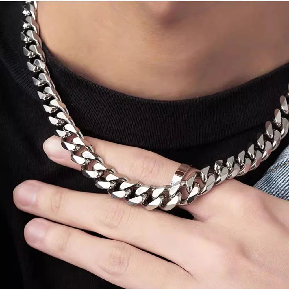 Cubano cuban link chain necklace