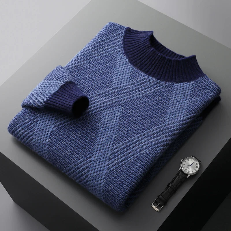 Cuzco men's cashmere sweater, alternate view