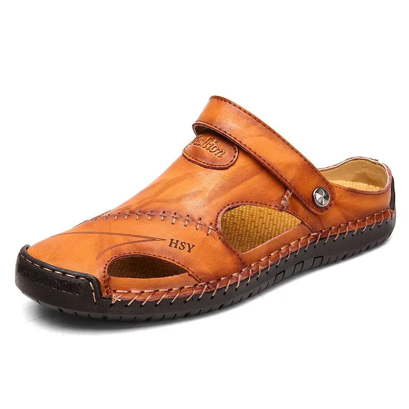 Men's leather sandals – Avinos Milano