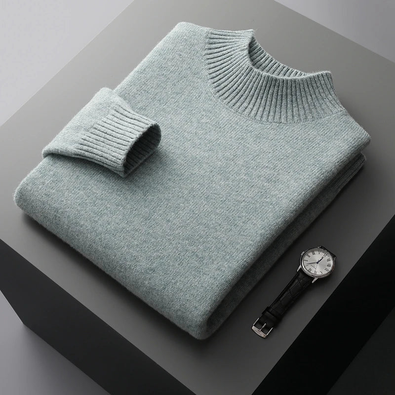 Double men's cashmere sweater – Avinos Milano