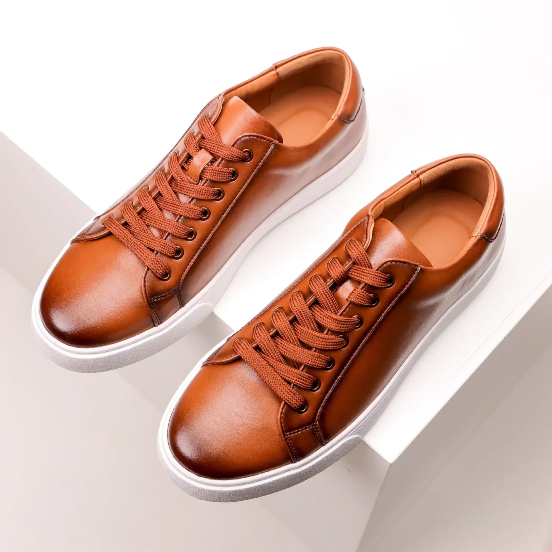 Genuine men's leather sneakers – Avinos Milano