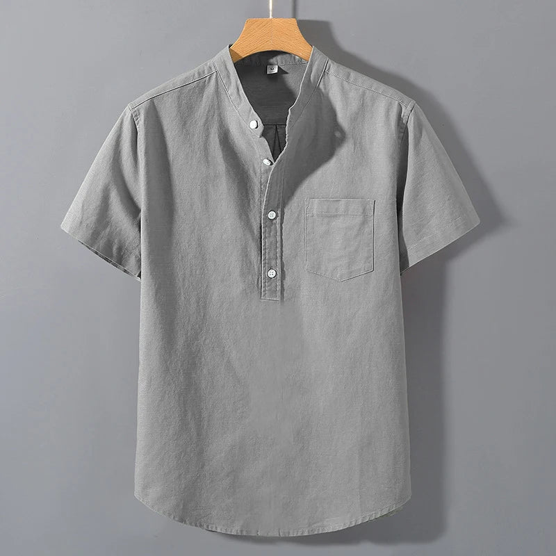 Enrico men's cotton shirt, alternate view