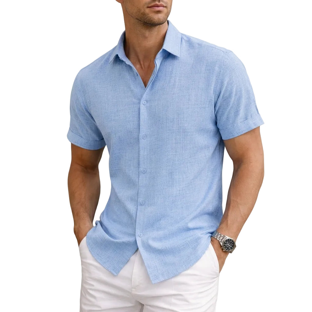 Salvatore men's elegant cotton shirt – Avinos Milano