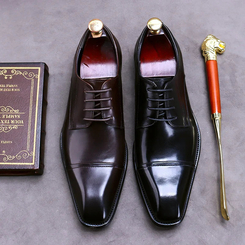 Men's leather dress shoes, additional view